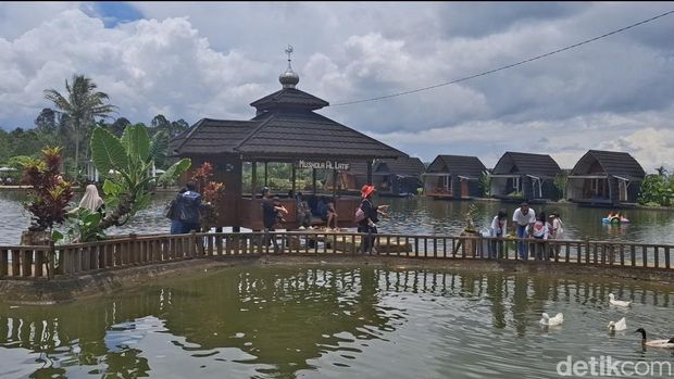 Spot menarik di lokasi wisata Sunflowers Cemerlang Asri Pagar Alam.