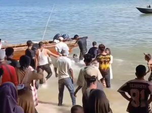 Video: Sejumlah Pemuda Ribut di Pantai Telunas, Polisi Amankan 5 Orang