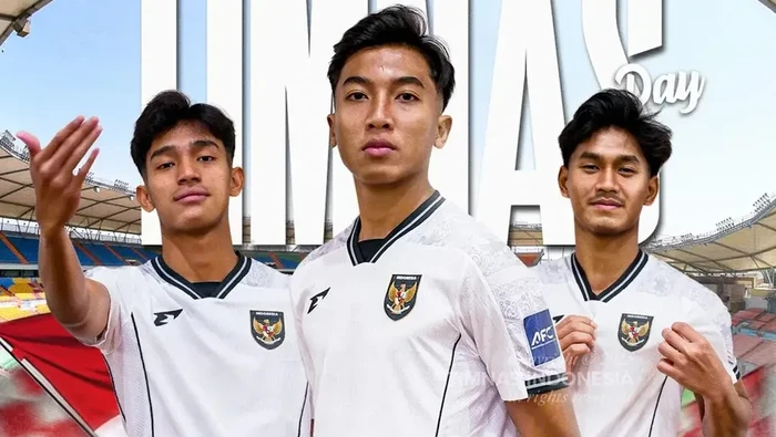 Timnas Indonesia U-17 Vs Korea Selatan U-17 dalam laga Piala Asia U-17 2025.