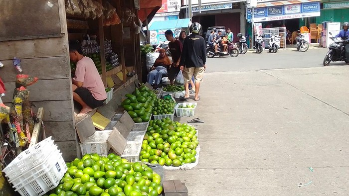 Toko buah alpukat dan gula batok di Lubuklinggau ramai diburu para pemudik