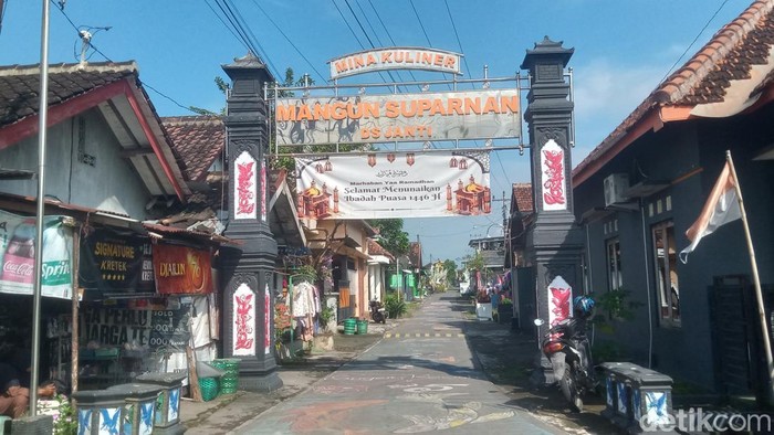 Dusun Mangun Suparnan, Desa Janti tempat pemancingan dan kuliner ikan. Foto diunggah Sabtu (5/4/2025).