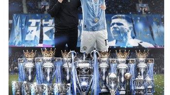 De Bruyne akan meninggalkan City setelah berkarir 10 tahun dan bergelimang trofi. Foto: X.com