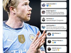 Kevin De Bruyne Tinggalkan City, Netizen Terharu