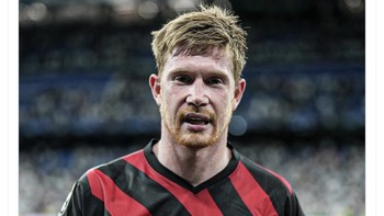 De Bruyne berperan penting pada masa trebel Manchester City di mana dia bersinar di kandang Real Madrid waktu itu. Foto: X.com