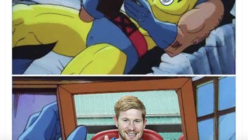 Haaland akan merindukan De Bruyne. Foto: X.com