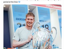 Kevin De Bruyne Tinggalkan City, Netizen Terharu