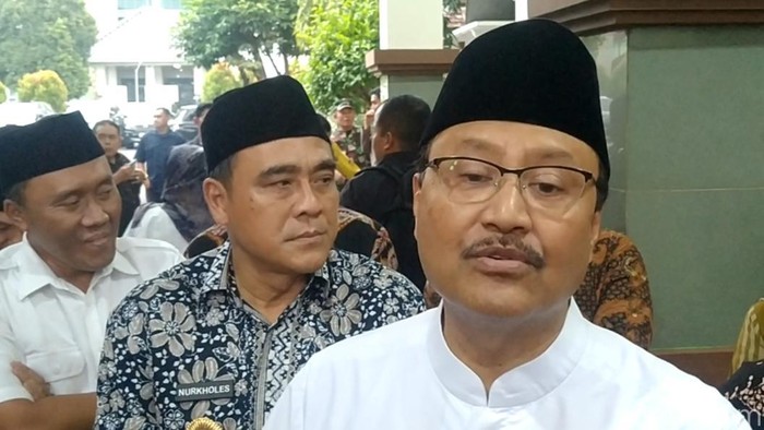 Menteri Sosial, Saifullah Yusuf atau Gus Ipul di Pemalang, Sabtu (5/4/2025).