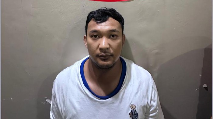 Pelaku pencurian Hengky Nandani (34) usai ditangkap