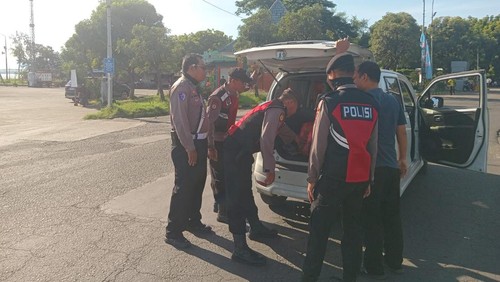Polisi memperketat pengamanan pintu masuk Bali. (Dok.Polda Bali)
