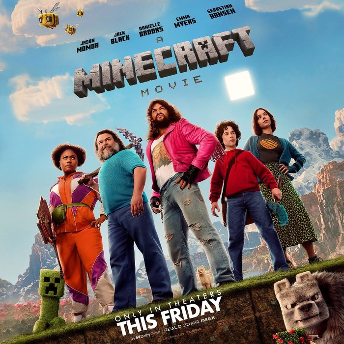 Poster film A Minecraft Movie. (Dok. instagram.com/minecraft)