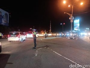 Simpang Mengkreng Ramai Lancar pada Arus Balik Lebaran