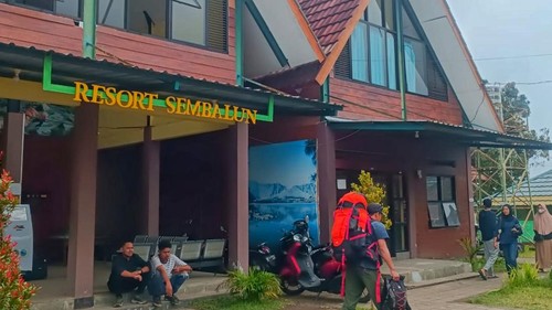 Suasana pintu masuk Gunung Rinjani via Sembalun, Minggu (2/4/2025). (Sanusi Ardi W/detikBali)