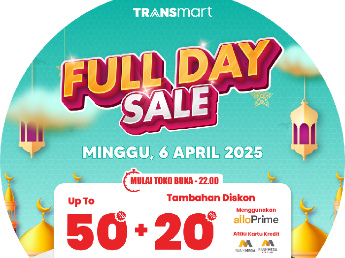 Transmart Full Day Sale Minggu 6 April 2025