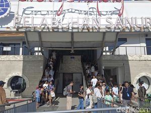 H+5 Lebaran, Wisatawan Domestik Dominasi Penyeberangan di Pelabuhan Sanur