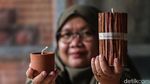 Intip Rumah Produksi Lilin di Bojonggede