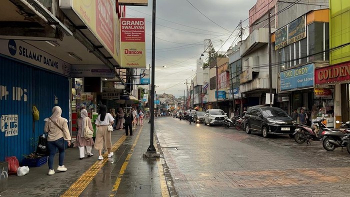 Jalan Surya Kencana, Kota Bogor, saat H+6 Lebaran