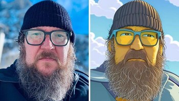 Aku ingin menjadi Simpsons Foto: Boredpanda