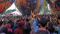 Festival Balon Udara 2025 tersebut digelar selama enam hari di 16 lokasi. 