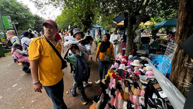 Pedagang di Ragunan