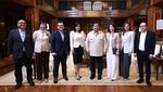 Momen Prabowo Bareng 6 Pemred Diskusi di Meja Bundar Hambalang
