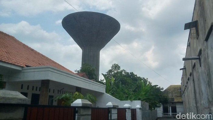 Reservoir PDAM di Jonggrangan, Klaten Utara.