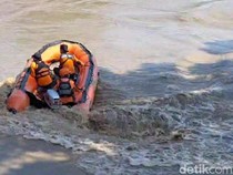 Pria Brebes Hilang Tenggelam di Sungai Pemali, Tim SAR Sisir hingga Muara