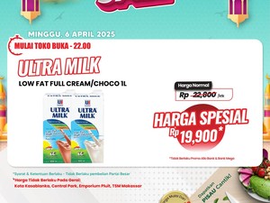 Cuma di Transmart Full Day Sale, Beli Susu Kotak Jumbo Jadi Semurah Ini!