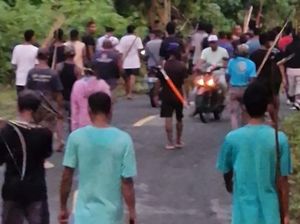 Warga 2 Desa di Tanimbar Bentrok gegara Rumah Kebun Dibakar, 5 Orang Luka