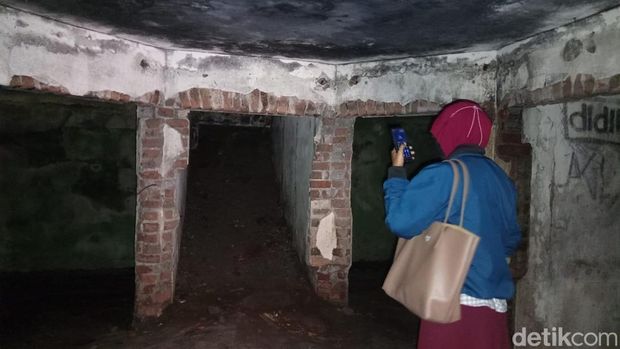 Kondisi bangunan bunker yang berada di Kwarasan Kota Magelang.