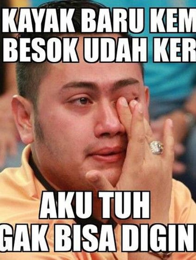 Meme Balik Kerja Abis Lebaran, Bikin Ketawa Tapi Ngena Banget