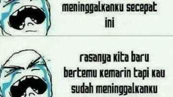 Tak menyangka liburan meninggalkan kamu begitu cepat. RIP Liburan. Foto: Internet