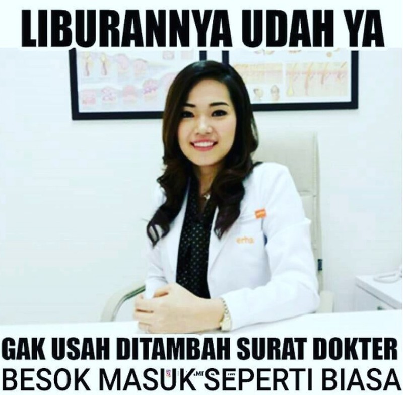 Meme Lucu Libur Telah Usai, Besok Kembali Bekerja
