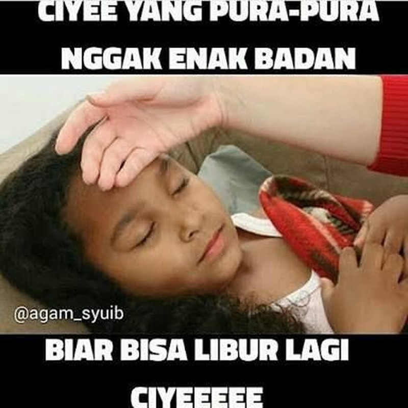 Meme Lucu Libur Telah Usai, Besok Kembali Bekerja