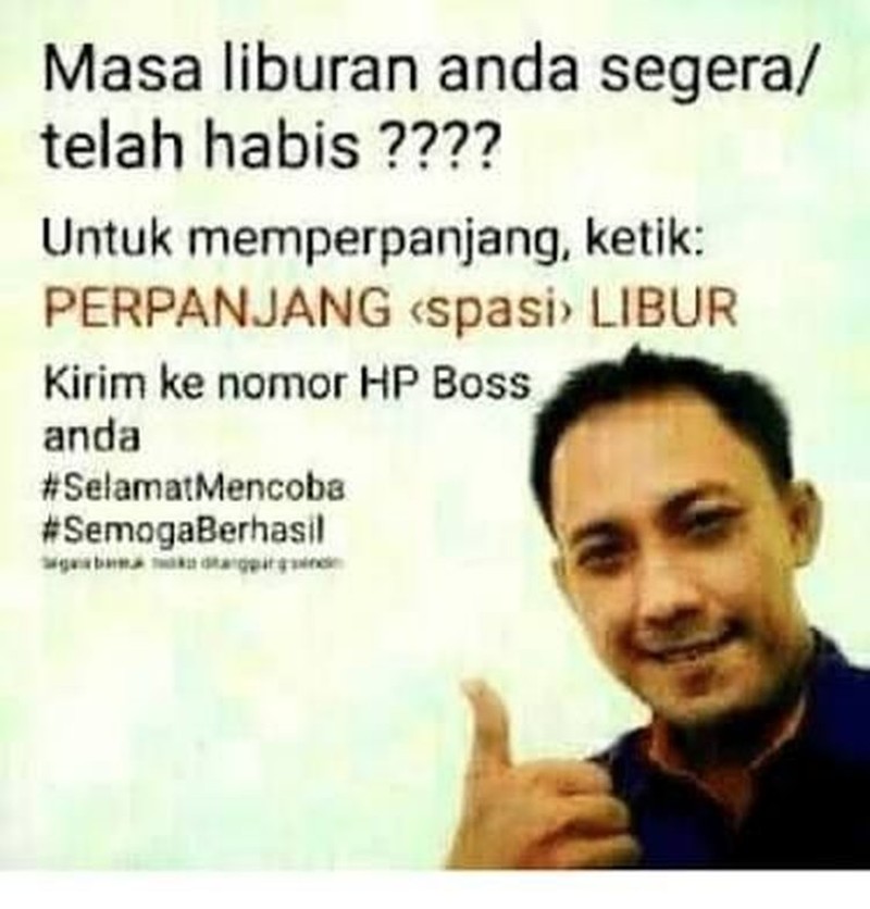 Meme Lucu Libur Telah Usai, Besok Kembali Bekerja