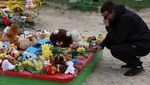 Penghormatan untuk Anak-anak yang Tewas dalam Serangan Rusia di Kryvyi Rih