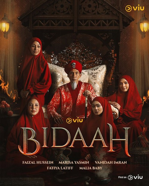 Poster kedua drama Bidaah. (Instagram @viumalaysia)