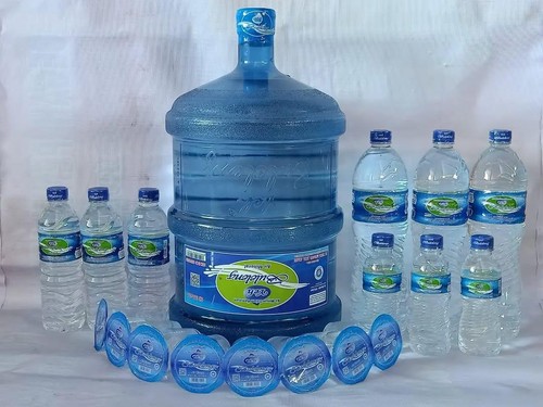 Produk AMDK Yeh Buleleng, mulai ukuran gelas hingga galon.