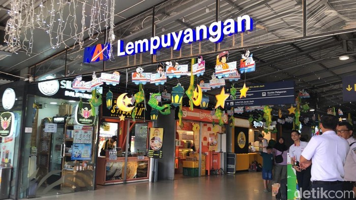 Suasana Stasiun Lempuyangan, Kota Jogja, Senin (7/4/2025).