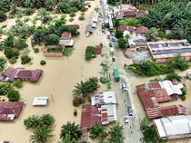 Rute Jalintim Palembang-Jambi Dialihkan Imbas Banjir di Muba