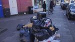 Banyak Sampah Numpuk di Jalanan Birmingham Inggris