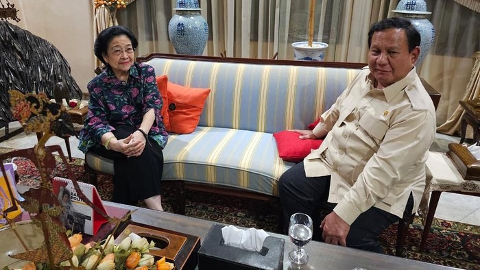 Prabowo dan Megawati Bicara Masa Depan Indonesia saat Bertemu 1,5 Jam
