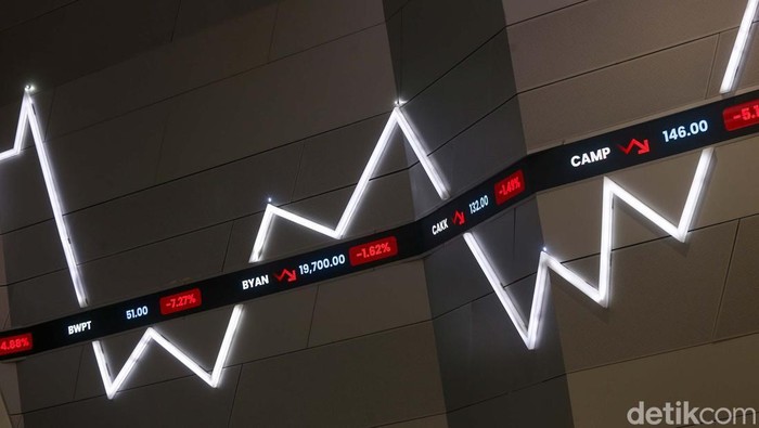 Indeks Harga Saham Gabungan (IHSG) kemabli dibuka usai libur lebaran. IHSG anjlok 598,56 atau 9,19 % ke posisi 5.912,06.
