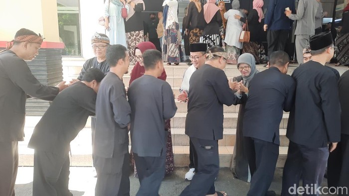 Halal bihalal di Kantor Pemkab Tasikmalaya.
