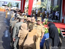 Tingkat Kehadiran ASN Sumsel 90% Saat Ngantor Hari Pertama