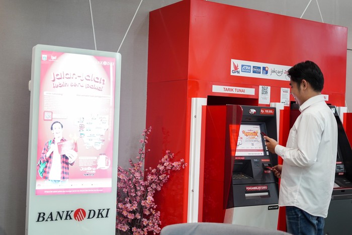 Ilustrasi ATM Bank DKI