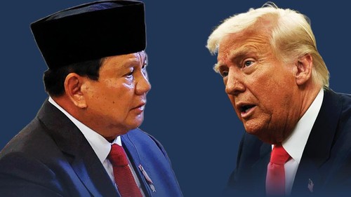 Infografis jurus Prabowo nego tarif impor dengan Trump