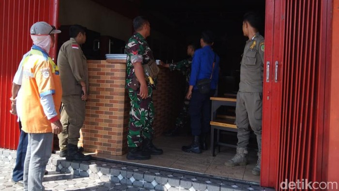 Kondisi rumah makan usai elpiji ngowos