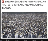 Meme pulau penguin kena tarif Trump