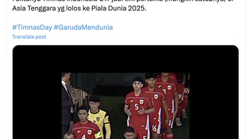 Timnas Indonesia U-17 menjadi satu-satunya tim dari Asia Tenggara yang lolos Piala Dunia U-17 2025. Foto: X.com