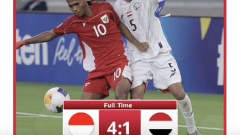 Timnas Indonesia U-17 menang telak atas Yaman 4-1. Foto: X.com